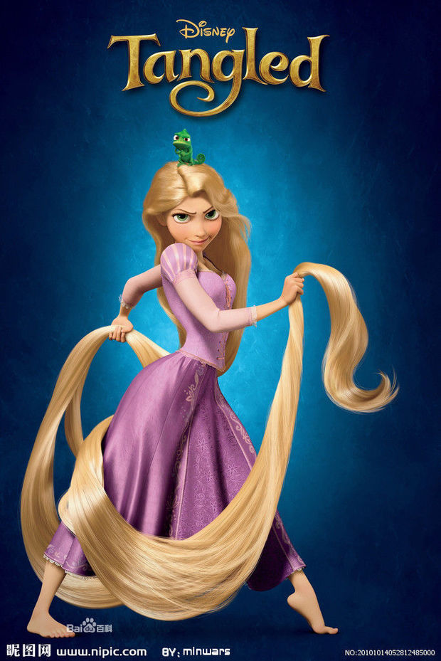 在迪士尼公主中长发公主是哪一部动漫
