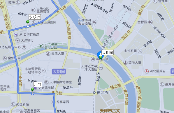 从天津大港油田坐652到大胡同在哪站下车