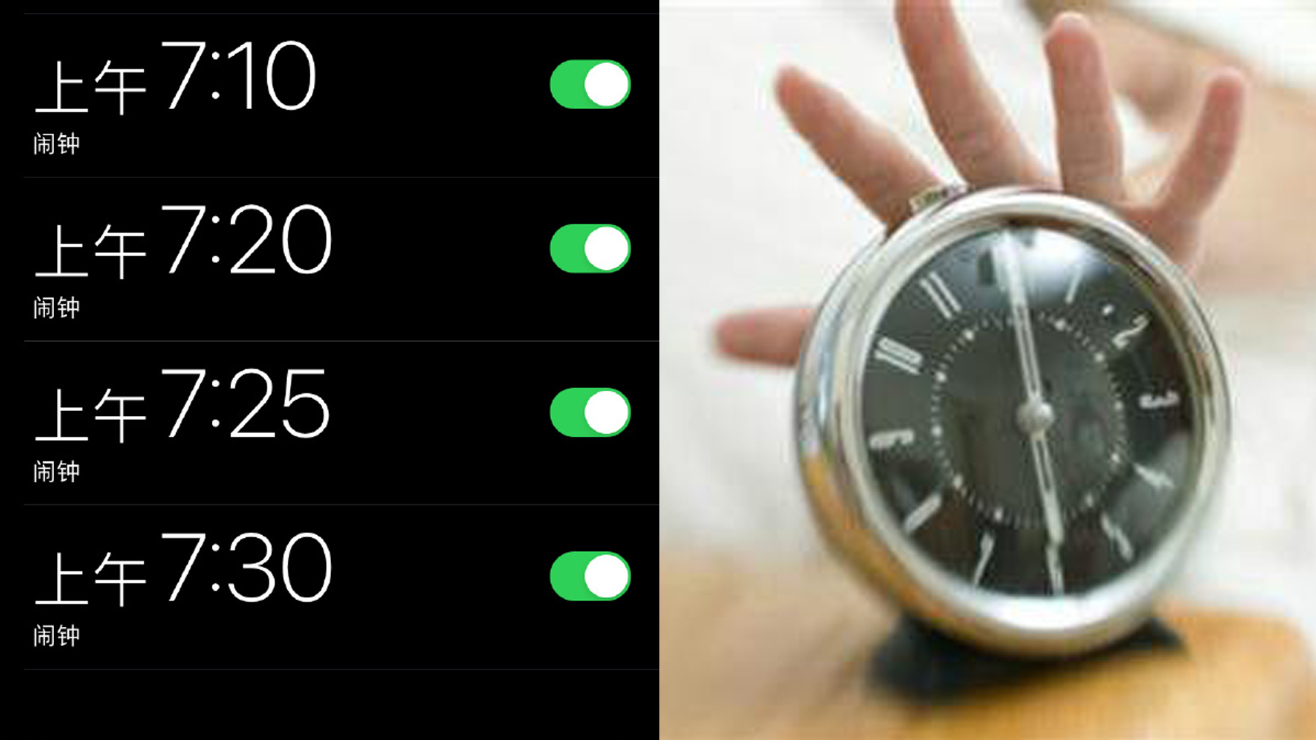 [图]设多个闹钟反复惊醒可致慢性疲劳