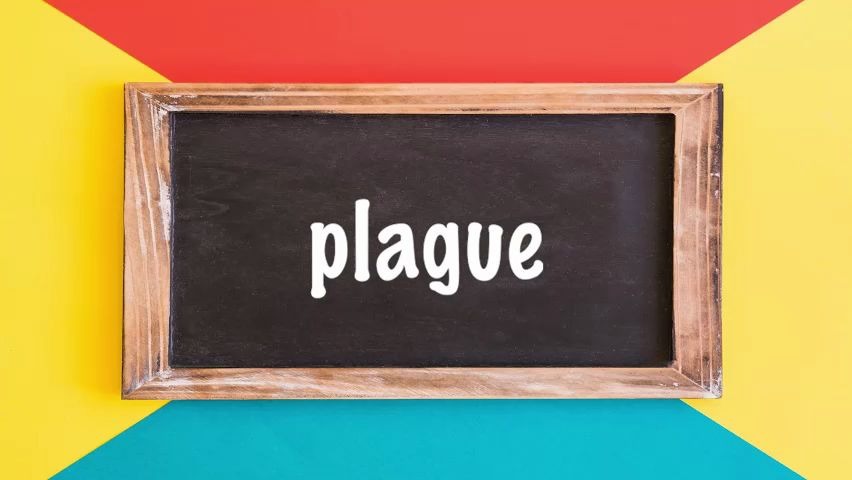 [图]英汉双语词汇例句plague