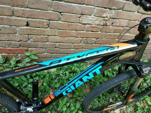 麻烦帮我看一下这个18款捷安特atx830,是不是正品