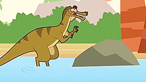 我是恐龙 第2集锥形大嘴重爪龙