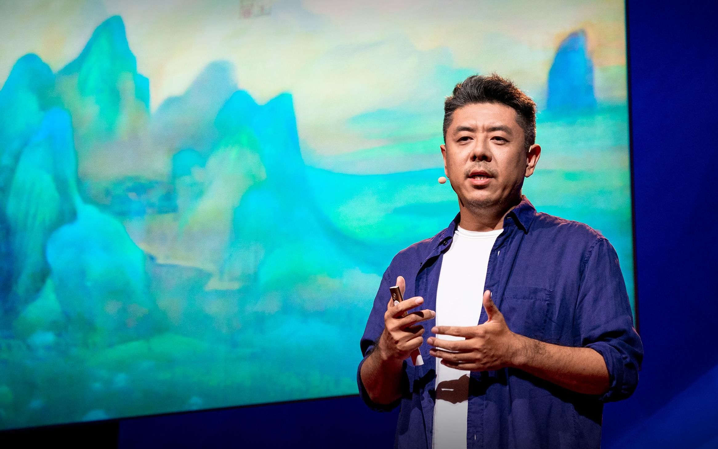 马岩松在ted演讲:灵感来自山,云和火山的城市建筑