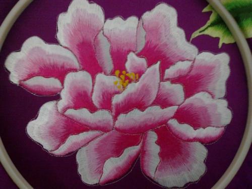 如何自学绣花手推绣