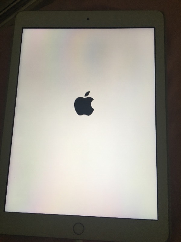 ipad自动关机后充电一直显示苹果,又开不了机