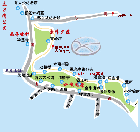 有没有杭州西湖的游览图给我发一个,谢谢大家.