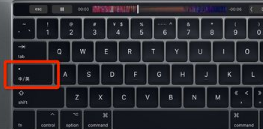 苹果笔记本大写按哪个键?