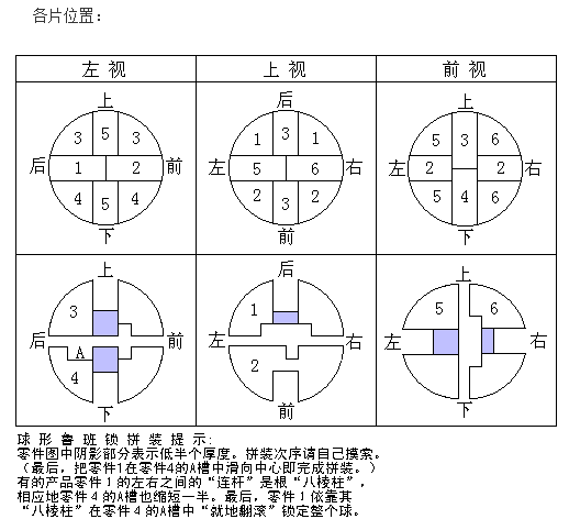 鲁班球解法步骤图片