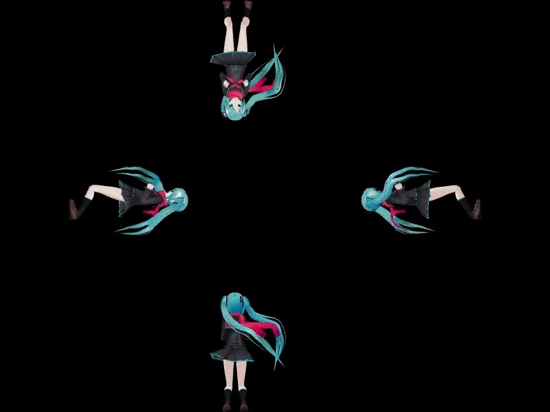 3d全息投影视频源】初音未来-4