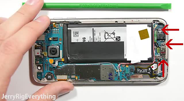 三星 s7 edge  拆机 换屏 换尾插 usb接口 参考