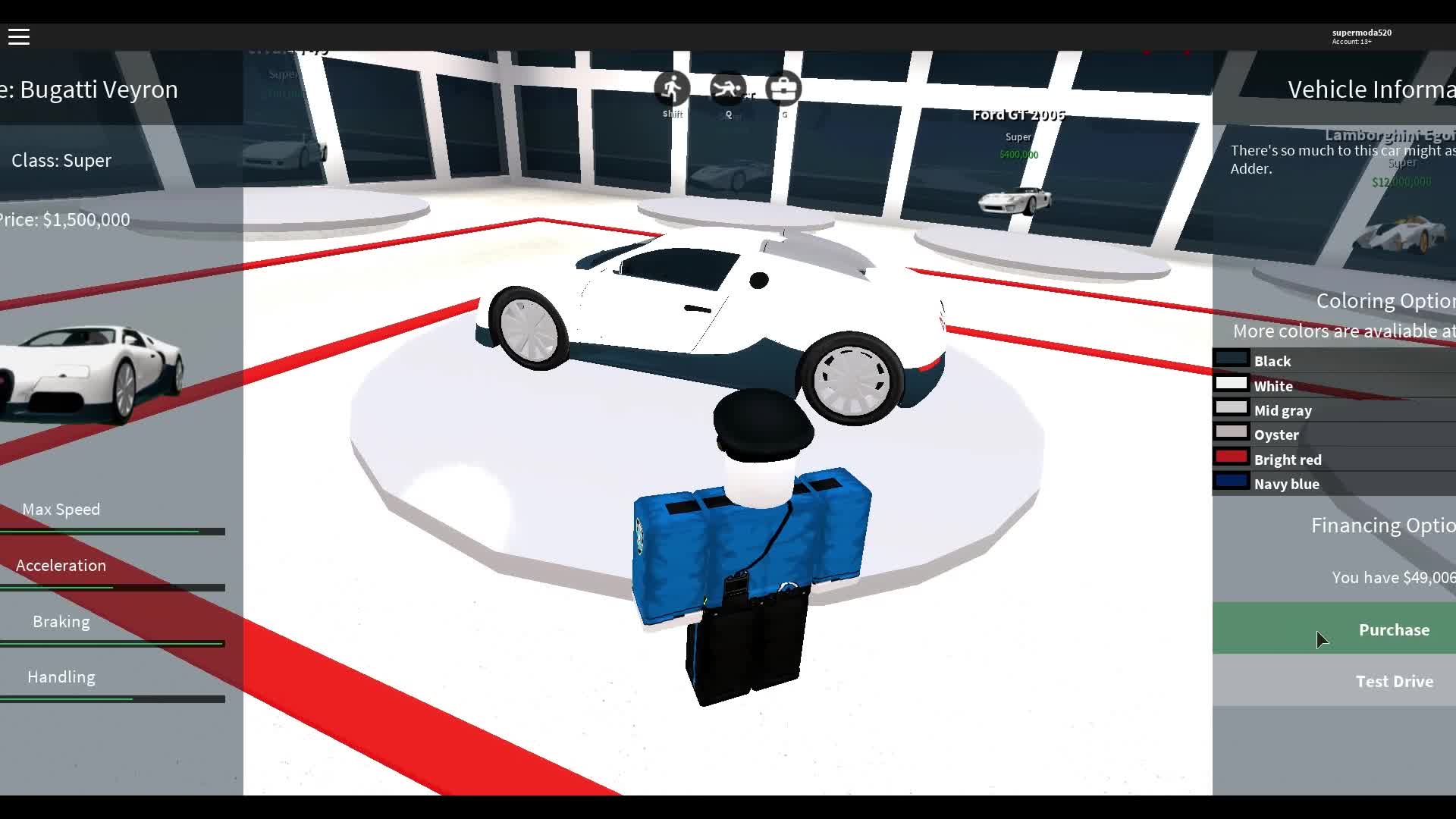 魔噠roblox虛擬世界ep31 樂高方塊人賽車模擬器