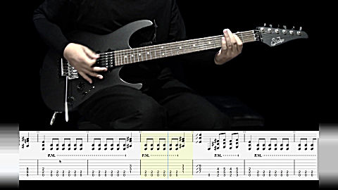 [图]乔伊吉他教室 重金属节奏教材1 - song #2