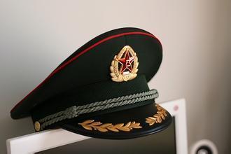 解放军帽徽仪仗队图片