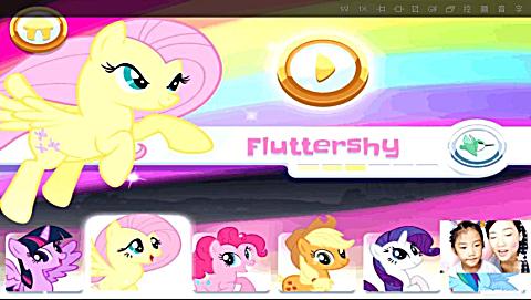 小马宝莉彩虹跑将第12期成功使用柔柔的飞行技能 笑笑小悠跑酷游戏