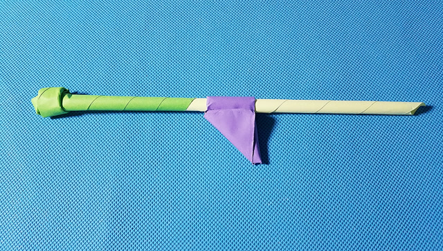 折纸王子教你折纸超级忍者吹气飞镖 好玩简单 做一个给孩子玩具