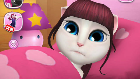 安吉拉睡美容觉变得更漂亮啦 我的安吉拉游戏