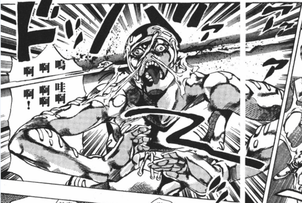 JOJO漫画第五部疑问:布加拉迪怎么刺穿绿洲