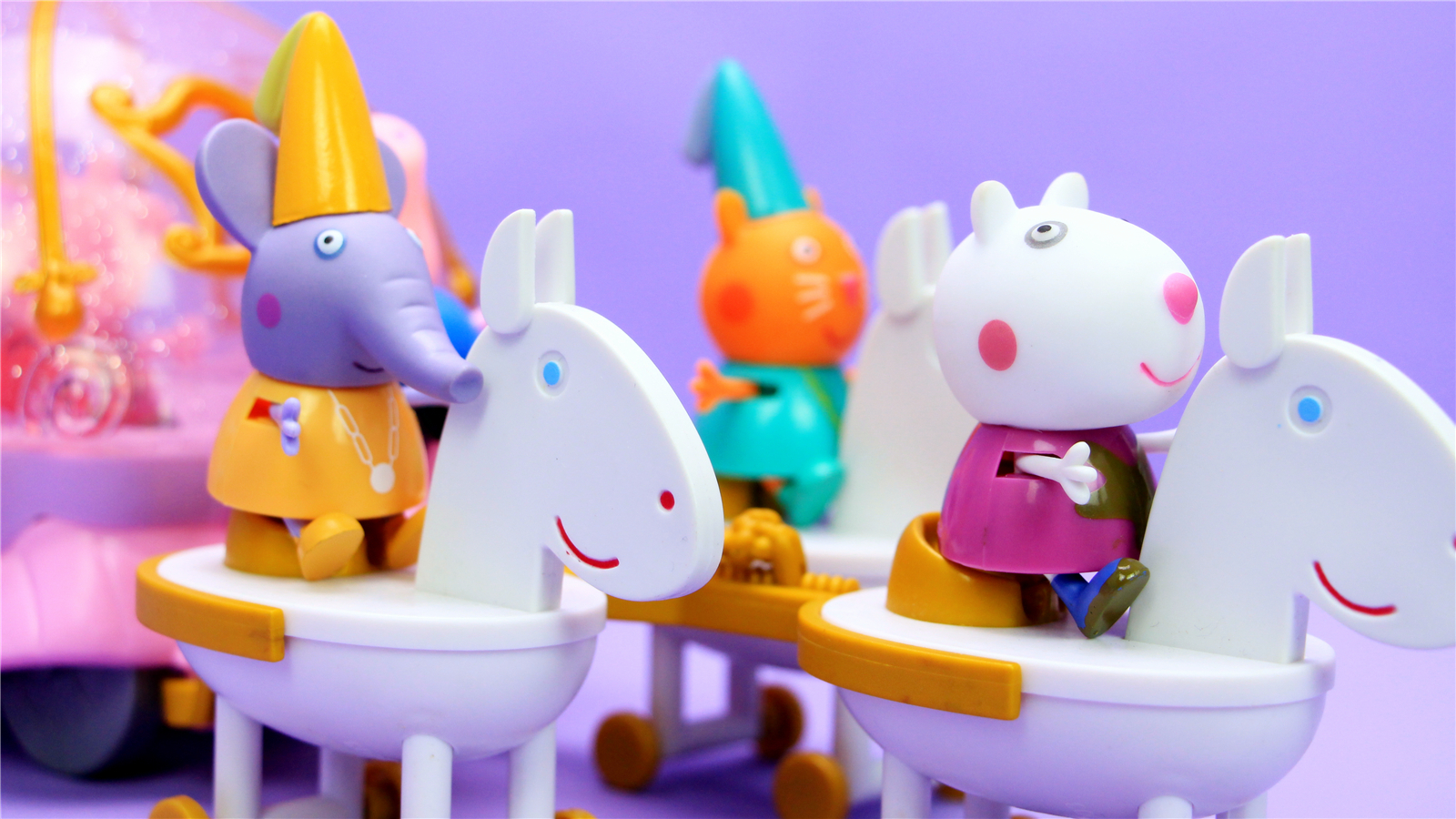 小猪佩奇过家家玩具 佩奇的宫廷马车