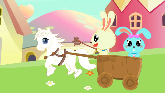 我心爱的小马车   嗨皮兔儿歌