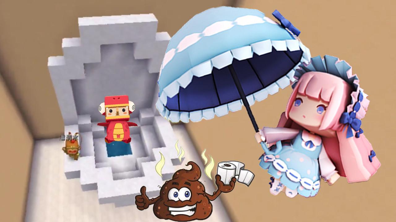 迷你世界 汤米清水被冲进马桶,不一样的味道涌现-迷你世界汤米清水