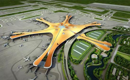 此外,五楼 5f 设有机场商业区,面积13000平方米.