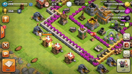 部落冲突7本初期怎么配兵