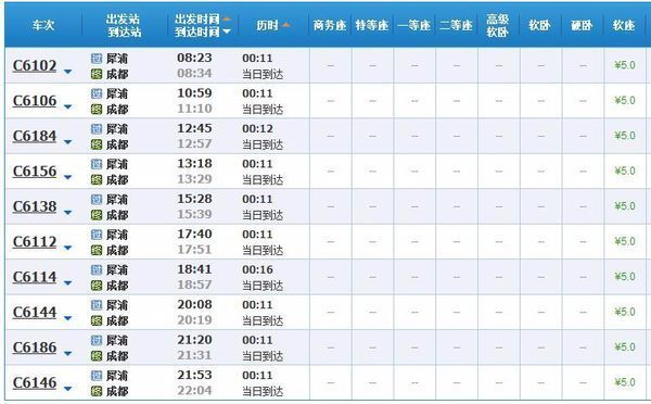 犀浦C6122是到成都北站还是东站?