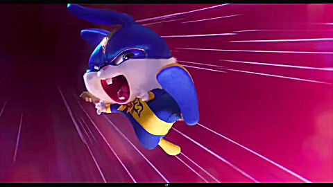 爱宠大机密:小白队长单挑小猴子,小兔子实力真的很强哦!