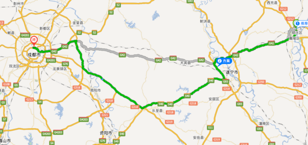 南充是成都的那个方向