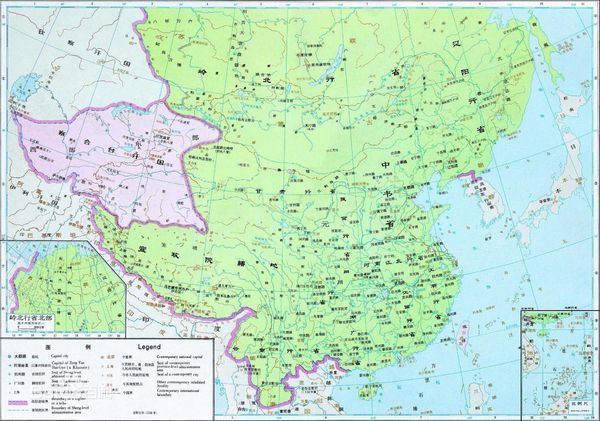 最早中国领土地图图片
