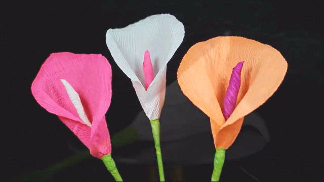 视频:简单漂亮的皱纹纸手工花制作教程 居家装饰 手工diy创意