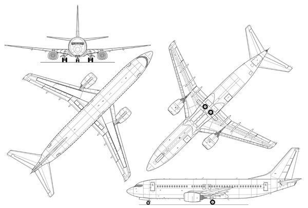 波音737飞机结构图图片