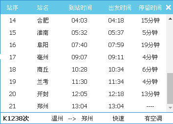 从合肥到郑州的火车要不要经过武汉?
