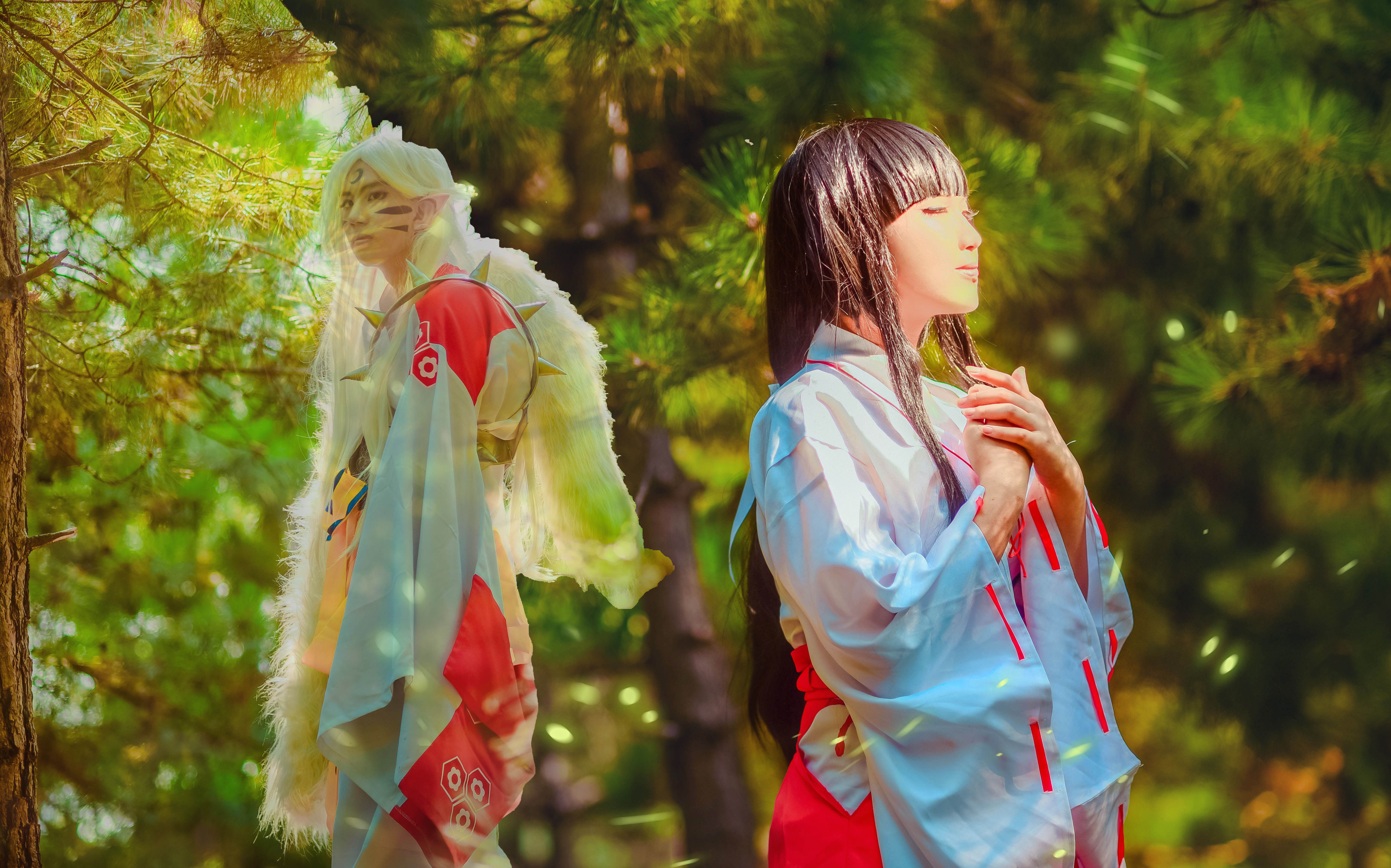 【犬夜叉cos】杀生丸x 桔梗 杀 桔cosplay【结尾集邮及一些想说的话】