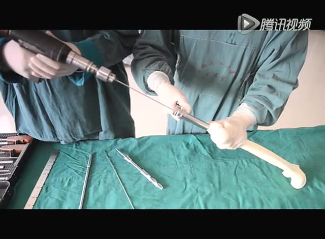 威高 骨科 pfna加长型-实物 工具操作