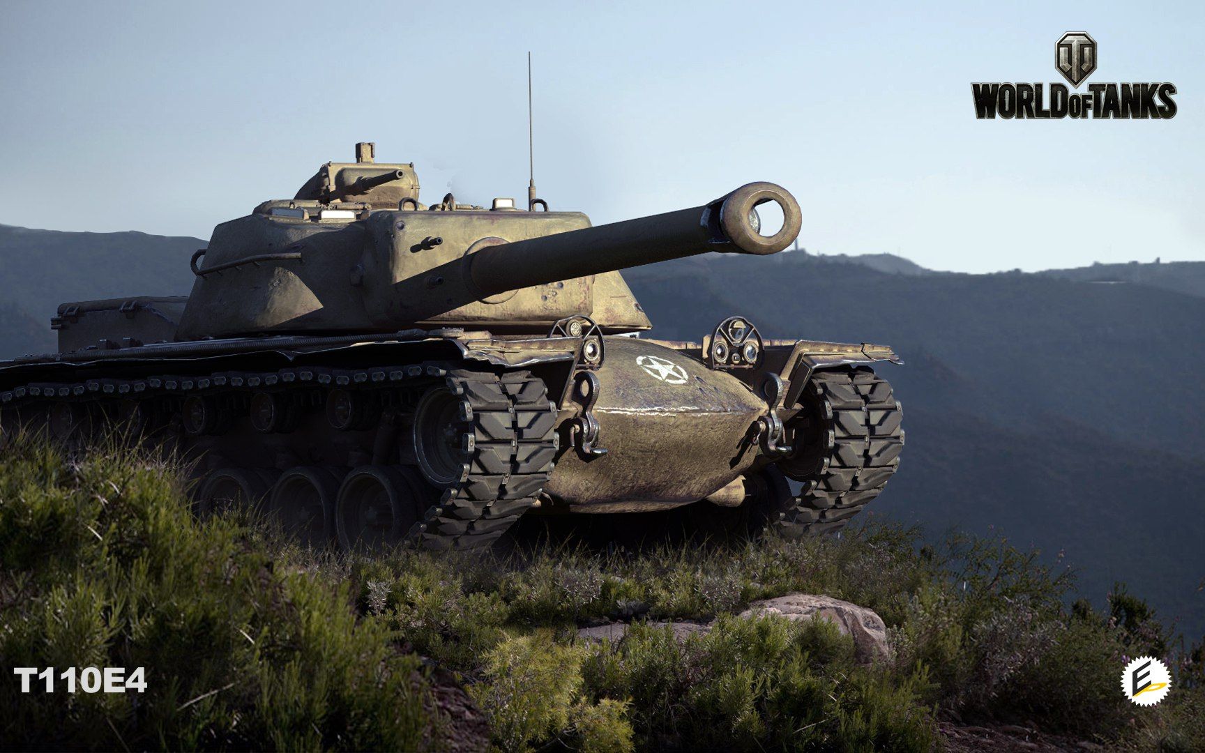 坦克世界国服 t110e4打你一下疼不疼?没事,你疼疼就习惯啦!