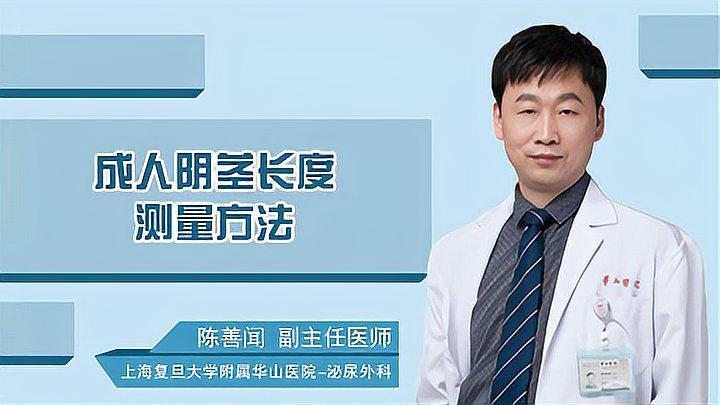 成人 阴茎长度测量方法