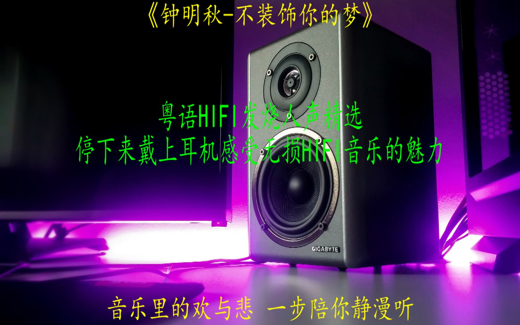 [图]粤语HIFI发烧人声精选钟明秋《不装饰你的梦》