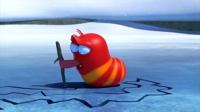爆笑虫子第三季:在裂开的冰面玩耍,就问你们不怕吗