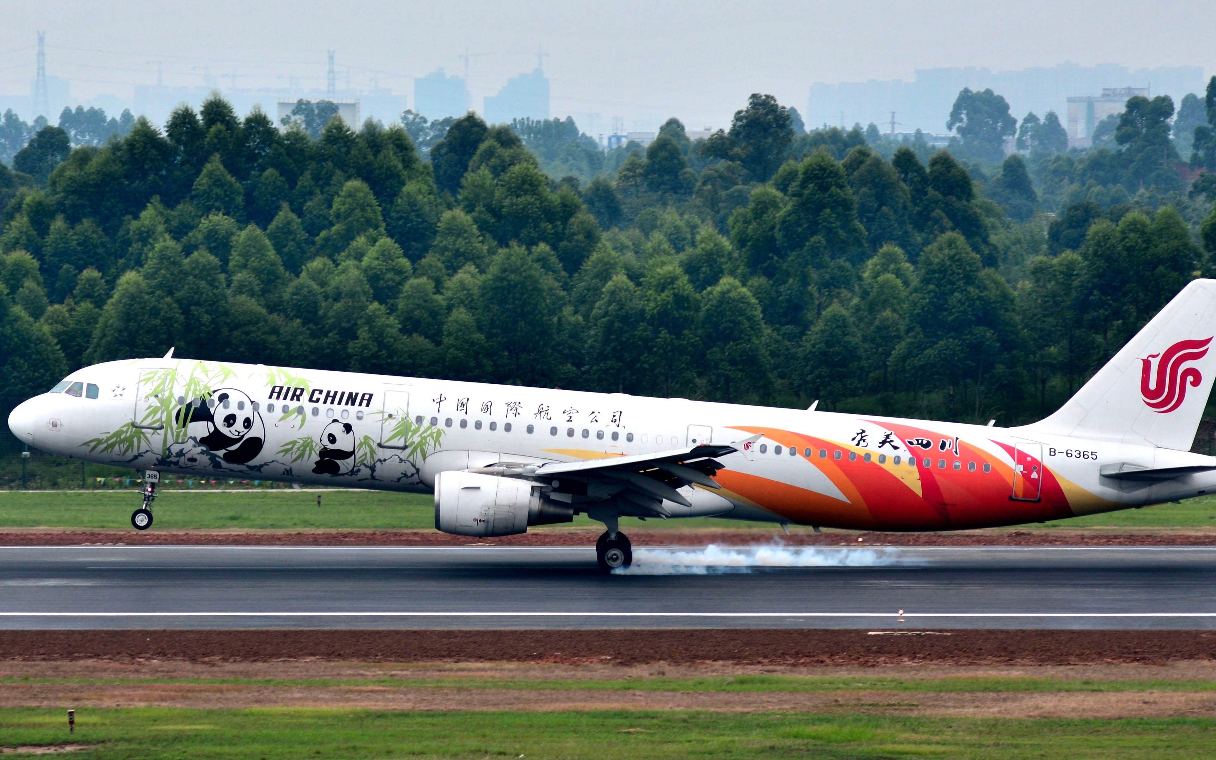 【飞行体验】中国国际航空公司/秀美四川彩绘/a321/经济舱飞行体验.