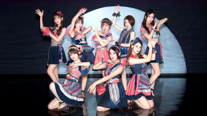 sing女团:赖美云许诗茵蒋申,绸扇舞蹈《红昭愿》,小姐姐超美