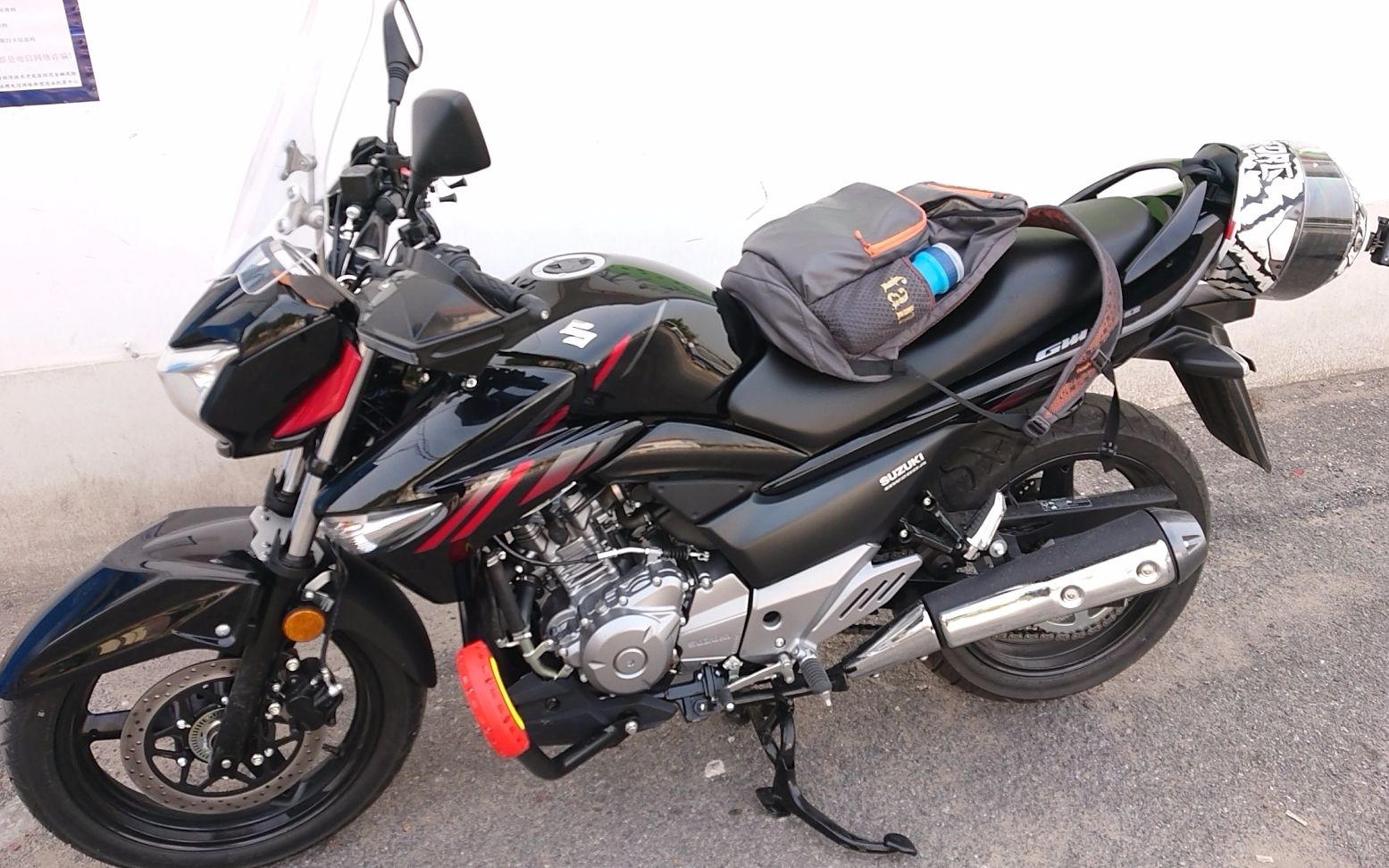 第一次骑摩托车gw250国四