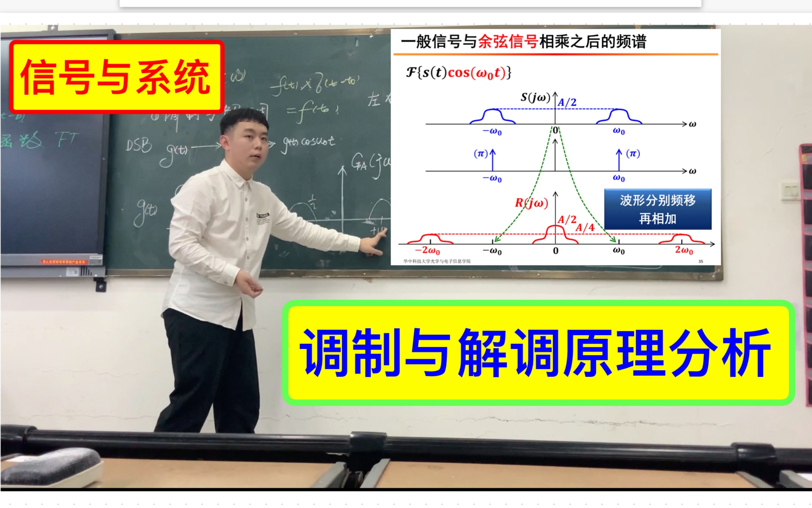 [图]信号与系统 调制与解调原理分析 傅立叶变换应用于通信系统 DSB双边带幅度调制