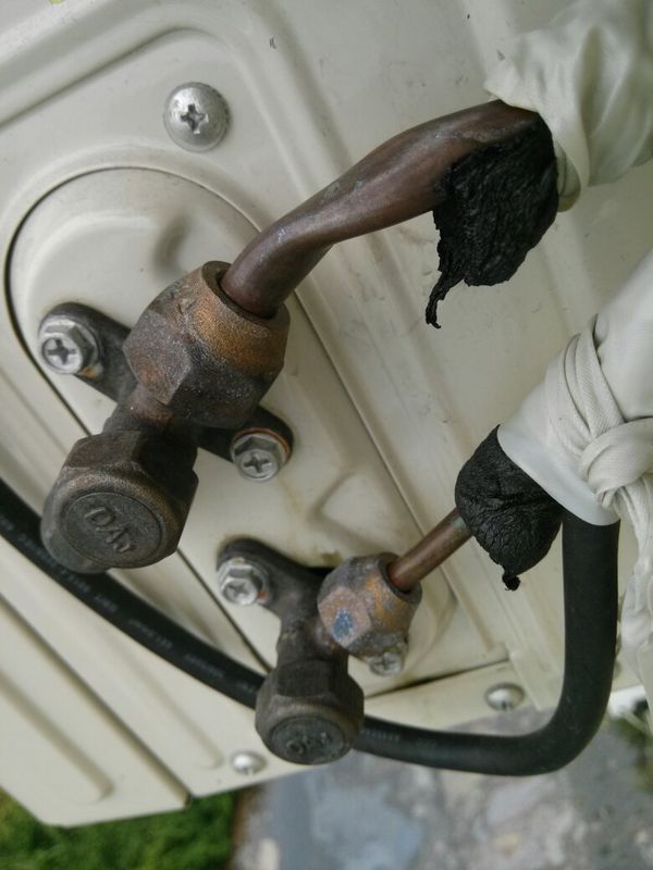 空调铜管扁了,怎样才能判断制冷效果有没有下降!