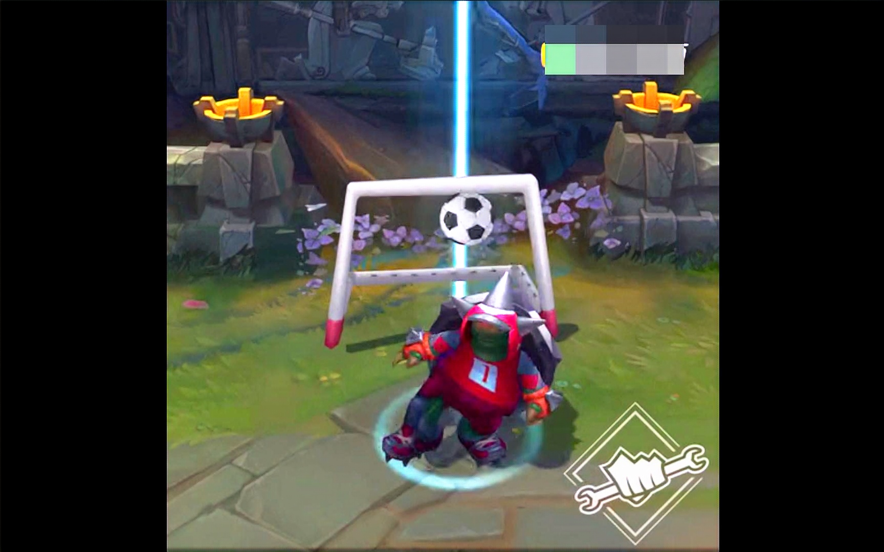 英雄联盟2018世界杯 足球皮肤预告,盲僧的简直太帅