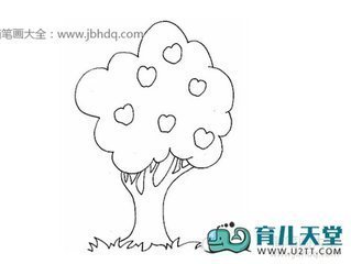 柚子树 卡通漫画图片