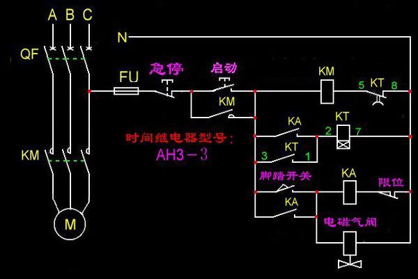 钻攻两用机接线图图片