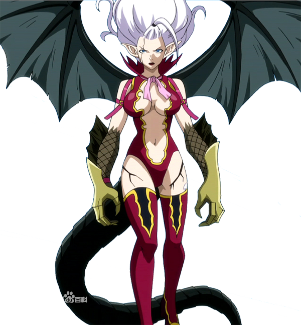 求妖精的尾巴中米拉的三种接收(撒旦之魂，魔神·哈尔法斯，魔人·修特利)时的图片