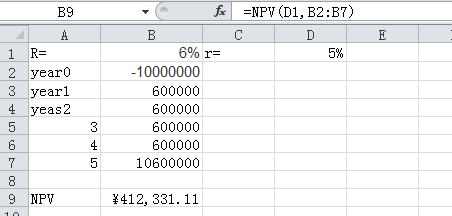 如何用excel的npv函数计算债券的发行价格,在线