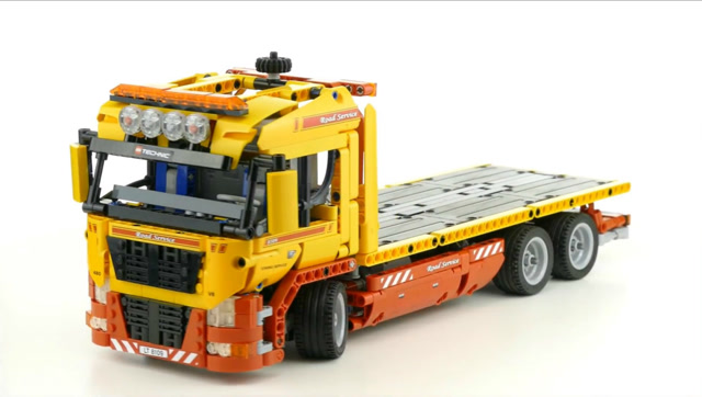 lego乐高积木科技机械系列 8109  平板拖车快速搭建
